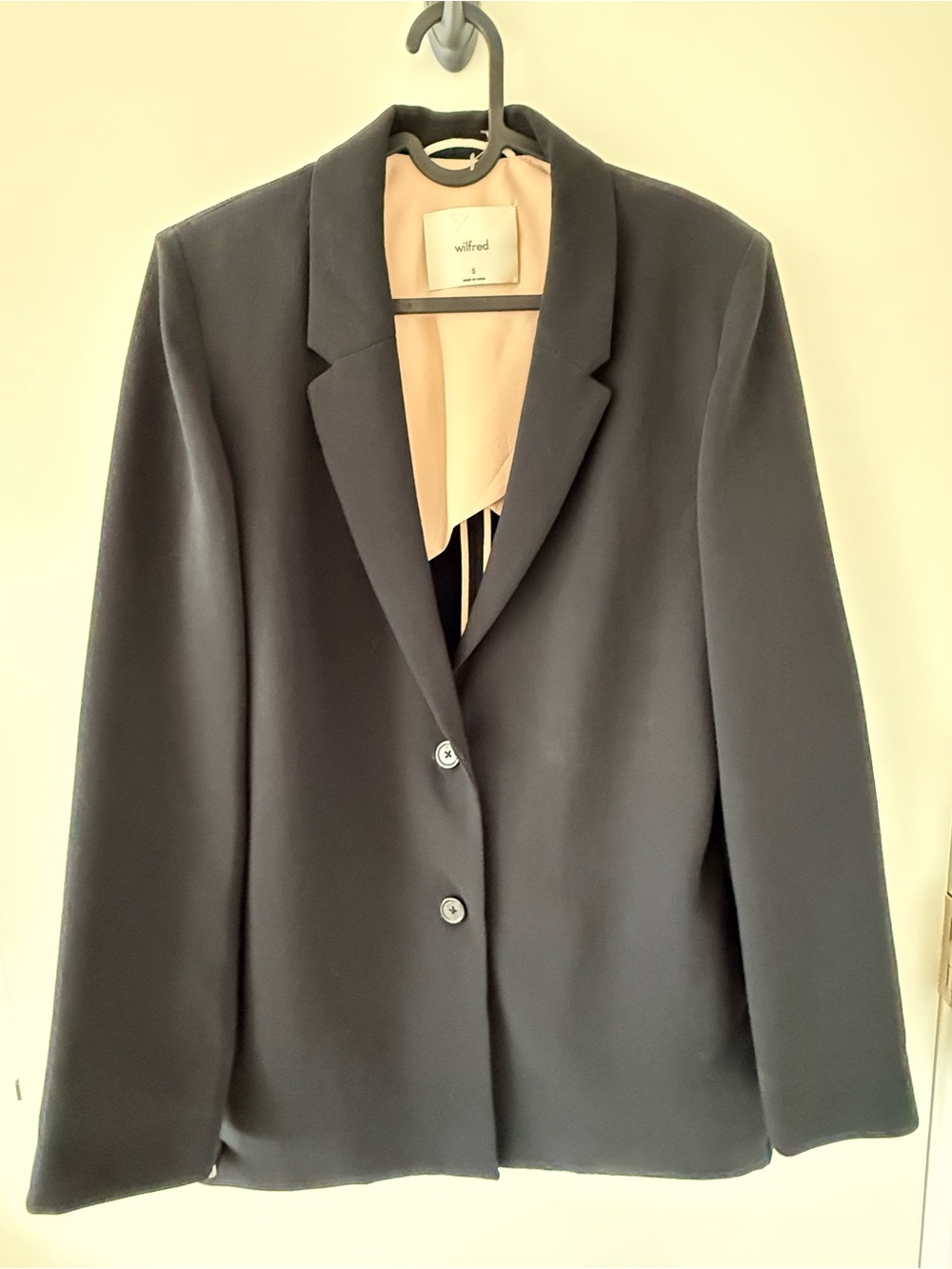 Aritzia Wilfred Black Tailored Blazer Jacket